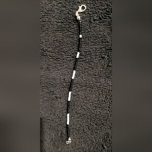 Black and White Beaded Necklace